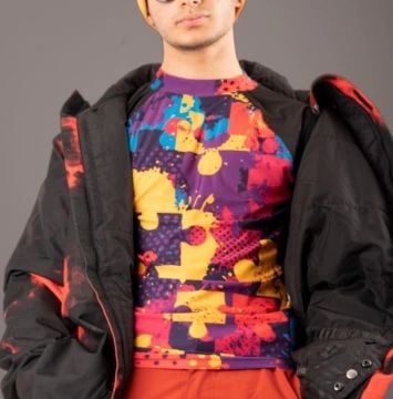 Vob Mor Sarı Üst İçlik