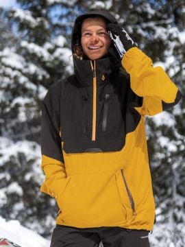 Volcom Brighton Pullover  Snowboard/Kayak Montu Yellow