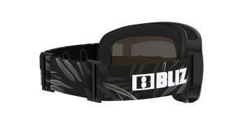 Floz Siyah Çerçeve Silver Mirror Lens Kayak Gözlüğü