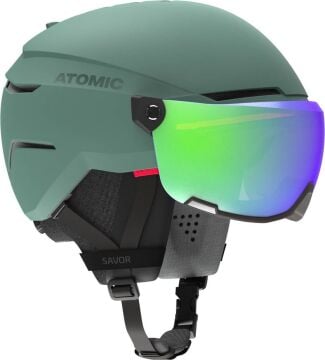 Atomic Savor Visor Stereo Yeşil Kask