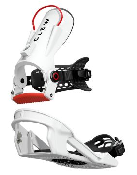 Clew Snowboard Bağlama Beyaz